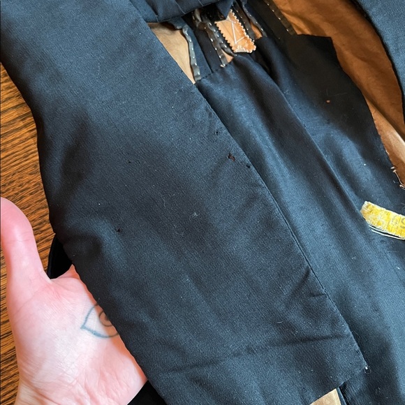Antique Victorian Tailcoat, Ladies Waistcoat Bodice Jacket, Corset Style - Picture 10 of 12